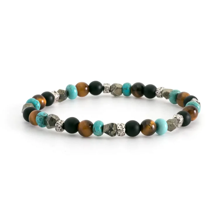 Bracelet with natural stones by Dandy Street