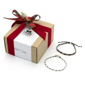 Dandy Street - shop online - gioielli uomo - Set di Natale - bracciali uomo in argento e pietre naturali - Bracciali argento set regalo - Christmas Box #05