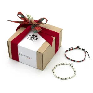 Dandy Street - shop online - gioielli uomo - Set di Natale - bracciali uomo in argento e pietre naturali - Bracciali abbinati regalo uomo - Christmas Box #06
