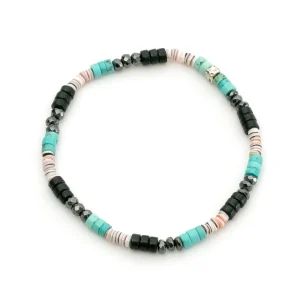 Dandy Street - shop online bracciali uomo di tendenza - bracciale elastico -bracciale uomo mare con pietre - Tulav