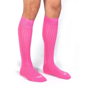 Dandy Street - shop online - accessori uomo calzini uomo cotone - calze da uomo rosa in cotone - Gentlemen Pink