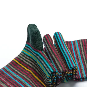 Dandy Street - shop online - accessori uomo calzini uomo cotone - calzini da uomo in cotone multicolor - Stripes Green