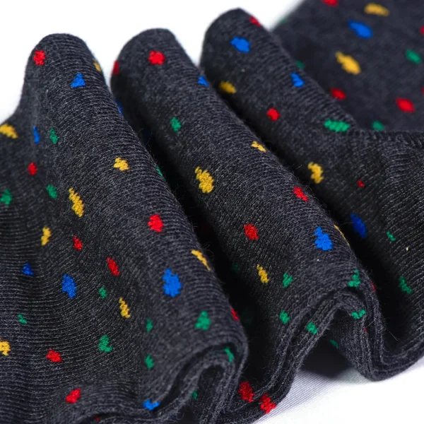 Dandy Street - shop online - accessori uomo calzini uomo cotone - calzini da uomo neri in cotone - Confetti Black