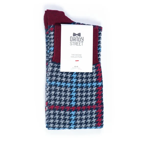 Dandy Street - shop online - accessori uomo calzini uomo cotone - calzini in cotone Principe di Galles