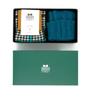 Dandy Street - shop online - accessori uomo - berretto invernale costa inglese - calzini uomo in cotone - Berretto in lana blu petrolio - Winter Box #14