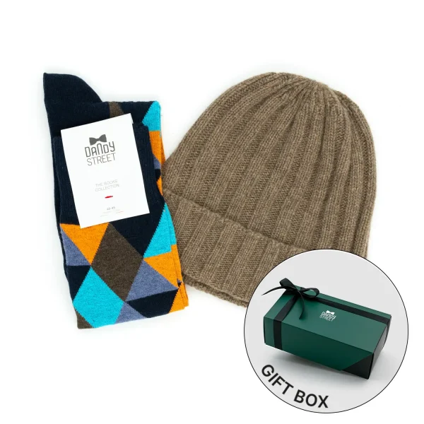 Dandy Street - shop online - accessori uomo - berretto invernale costa inglese - calzini uomo in cotone - Box invernale per chi ama lo stile - Winter Box #13