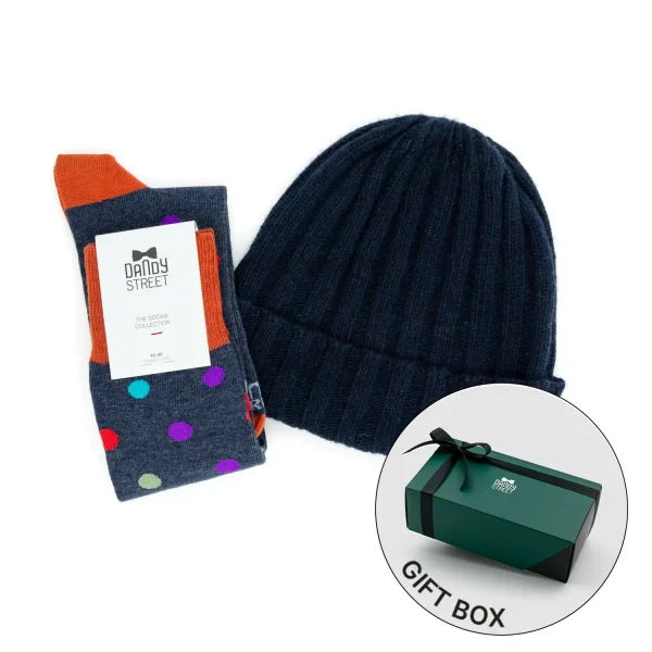 Dandy Street - shop online - accessori uomo - berretto invernale costa inglese - calzini uomo in cotone - Abbinamento perfetto per l’uomo elegante - Winter Box #20