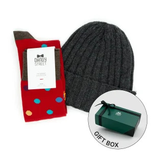 Dandy Street - shop online - accessori uomo - berretto invernale costa inglese - calzini uomo in cotone - Regalo originale per uomo moderno - Winter Box #22