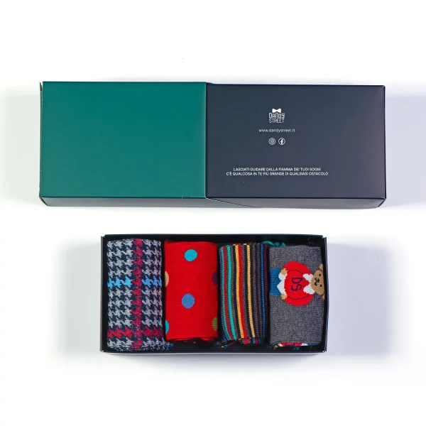 Dandy Street - shop online - accessori uomo - calzini uomo in cotone - Box calze con dettagli unici - Socks Box #28