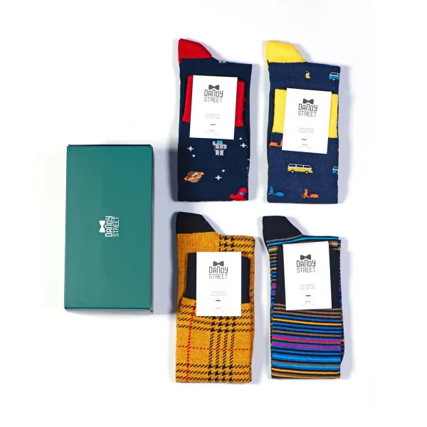 Dandy Street - shop online - accessori uomo - calzini uomo in cotone - Box calze da uomo in cotone - Socks Box #18