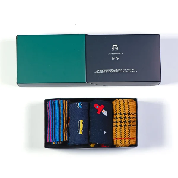 Dandy Street - shop online - accessori uomo - calzini uomo in cotone - Box calze da uomo in cotone - Socks Box #18