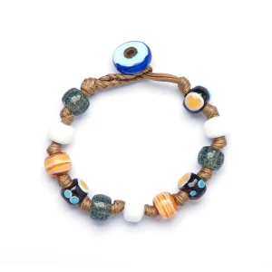 Bracciale da uomo con perle di Murano