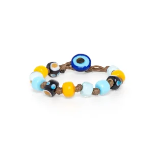 Dandy Street - shop online bracciali uomo di tendenza - Bracciale da uomo stiloso con murrine - Cala Violina