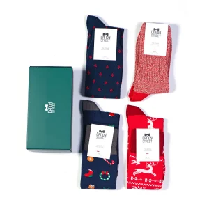 Dandy Street - shop online - accessori uomo - calzini uomo in cotone - Box calze da uomo per le festività - Socks Box #34