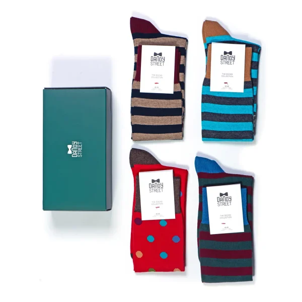 Dandy Street - shop online - accessori uomo - calzini uomo in cotone - Calze in cotone accessorio da uomo - Socks Box #40