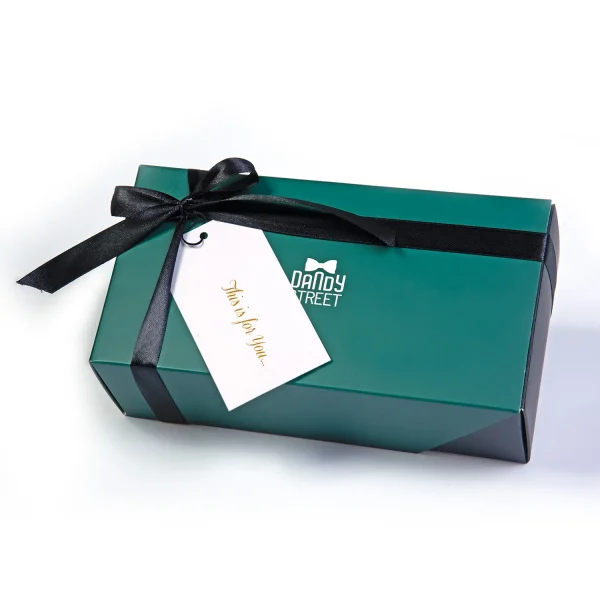 Dandy Street - shop online - accessori uomo - gift set con confezione verde elegante ad astuccio