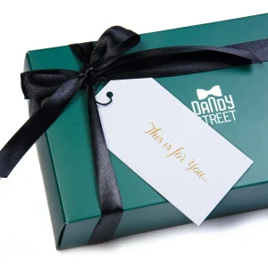 Dandy Street - shop online - accessori uomo - gift set con confezione verde elegante ad astuccio